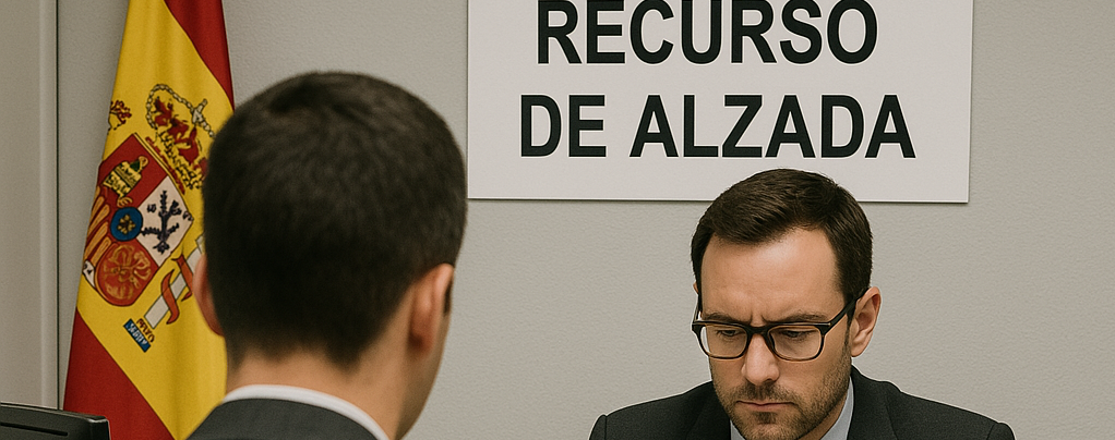 Recurso Alzada extranjería en España