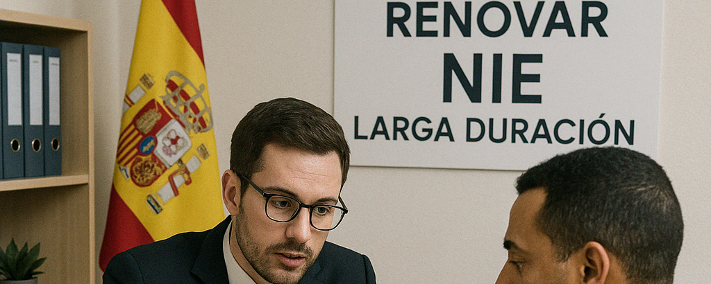 Renovar tarjeta de residencia larga Duración
