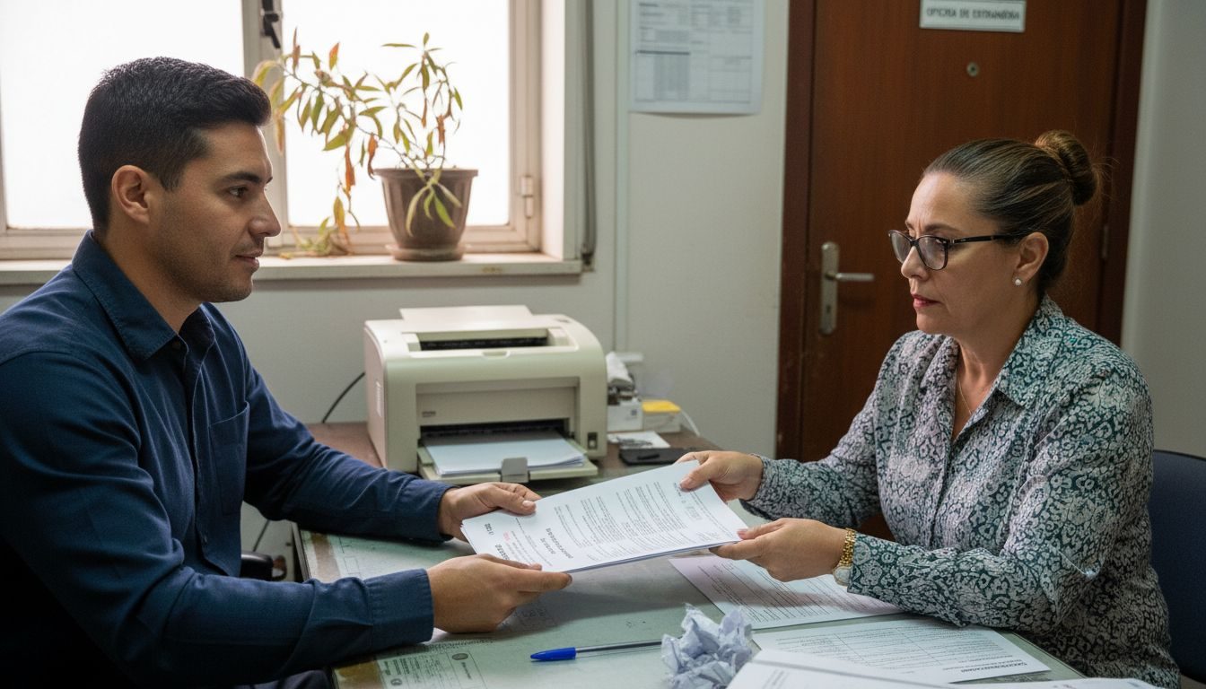 Presentación de la documentación para la renovación del NIE en la oficina