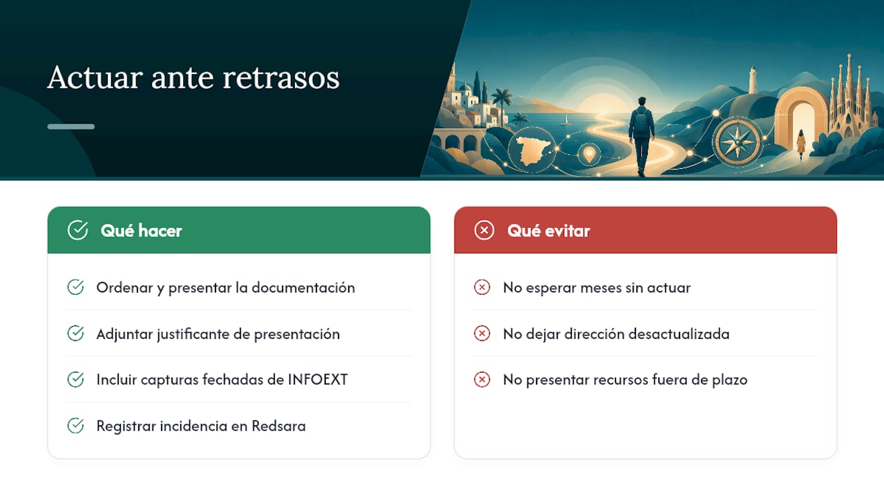 Lo que dice la experiencia: una reflexión sobre expedientes retrasados — overview diagram