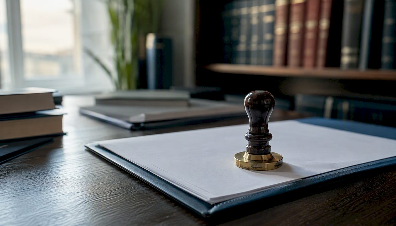 Sellado de documentos judiciales