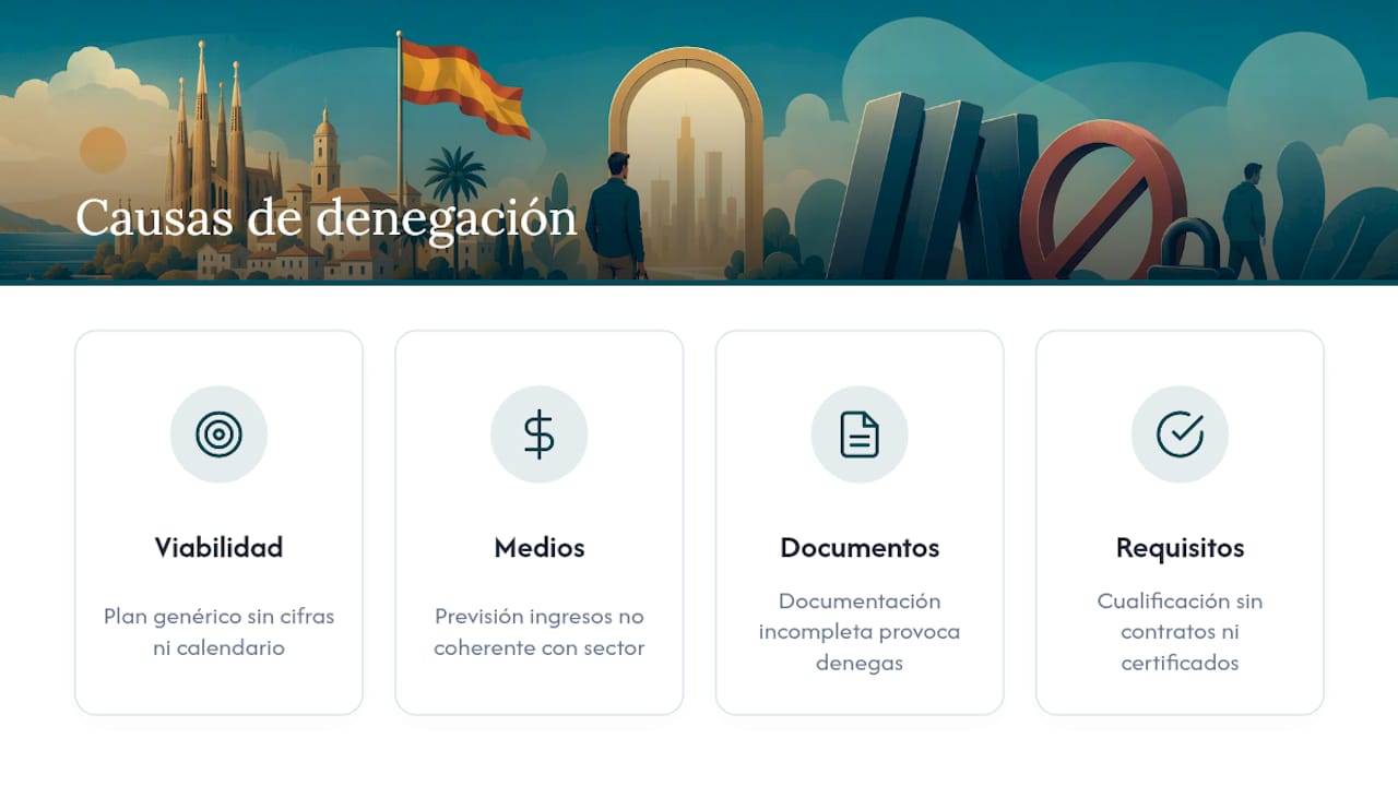 Motivos por los que se puede denegar una cuenta propia