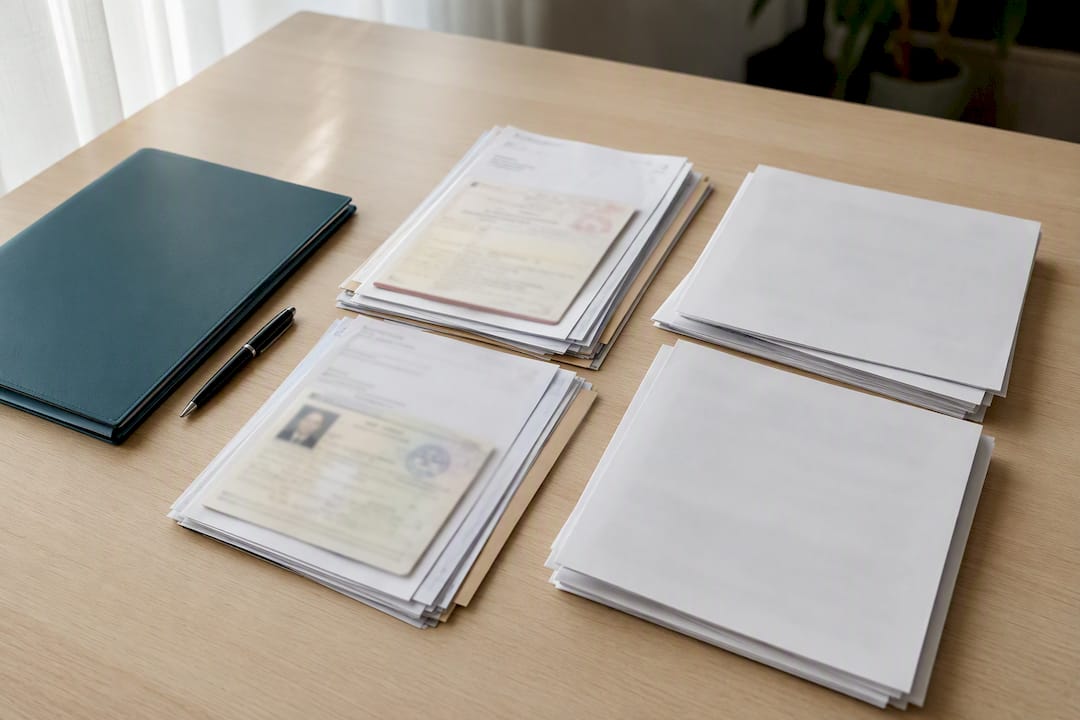 Documentos originales y copias para cita de extranjería